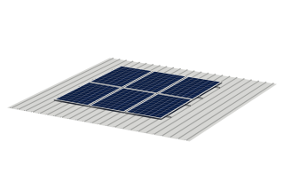 PV-ezRack® SolarRoof™ DT Rail Penetrative